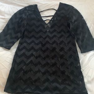 Black Swimsuit Cover